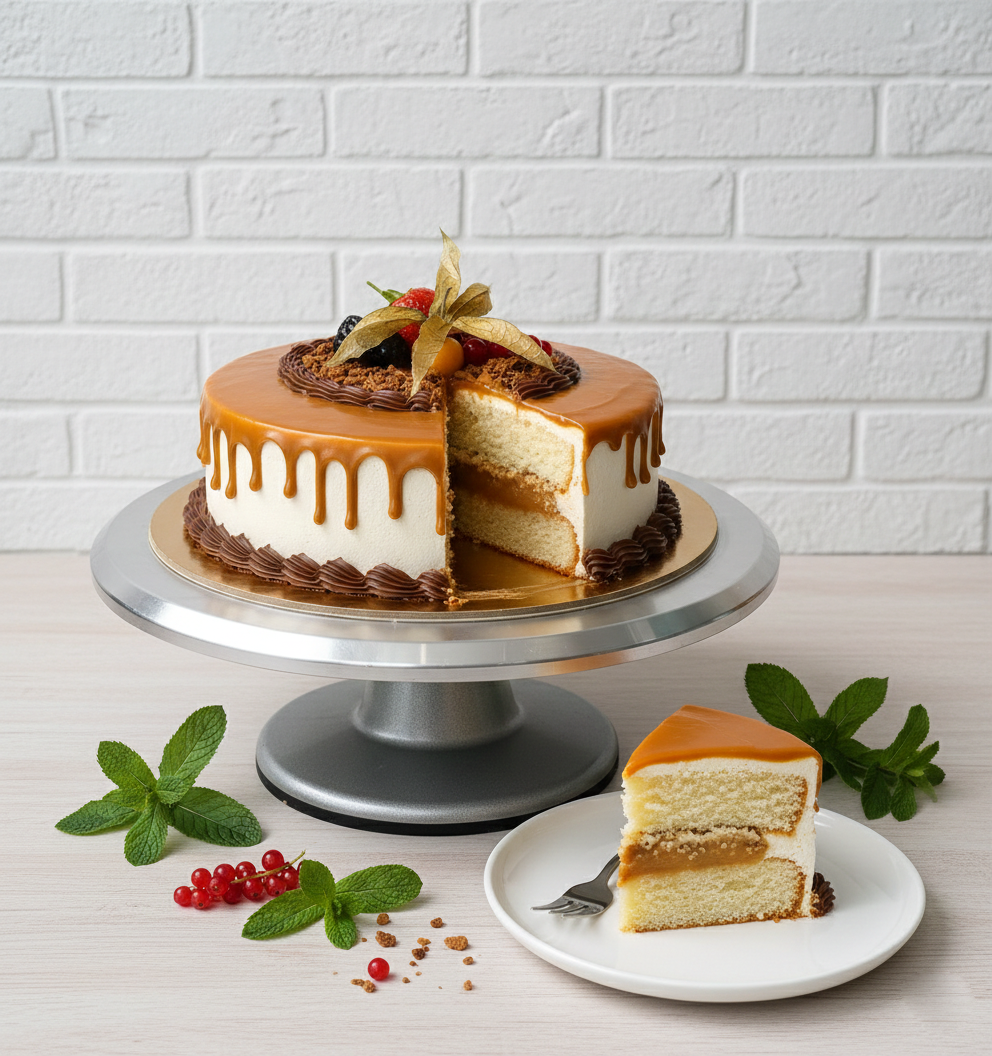 CARAMEL CAKE HALF KG